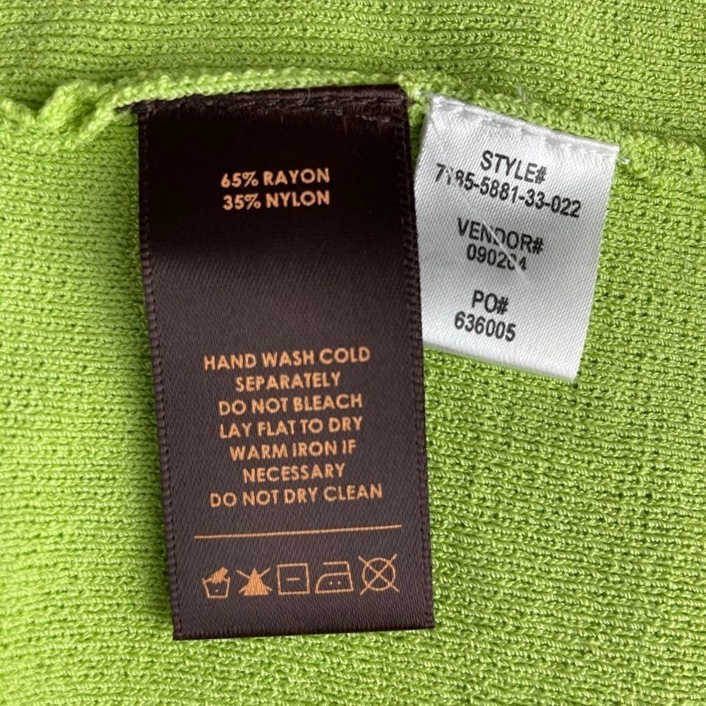 NWT Multiples Green Tank Top Size M - Picture 8 of 8